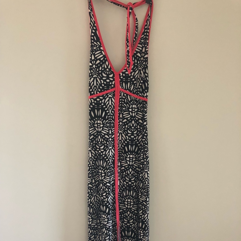 Bebe long summer dress with slit